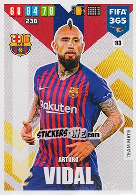 Sticker Arturo Vidal - FIFA 365: 2019-2020. Adrenalyn XL - Panini