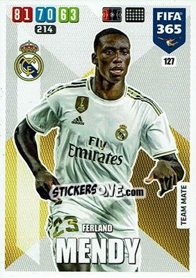 Sticker Ferland Mendy - FIFA 365: 2019-2020. Adrenalyn XL n. 127 - Panini
