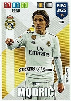 Figurina Luka Modric - FIFA 365: 2019-2020. Adrenalyn XL - Panini