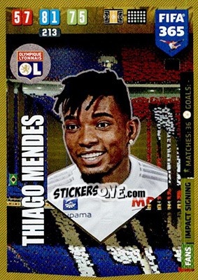 Sticker Thiago Mendes - FIFA 365: 2019-2020. Adrenalyn XL n. 140 - Panini