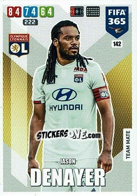 Sticker Jason Denayer - FIFA 365: 2019-2020. Adrenalyn XL n. 142 - Panini