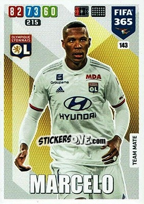 Sticker Marcelo - FIFA 365: 2019-2020. Adrenalyn XL n. 143 - Panini
