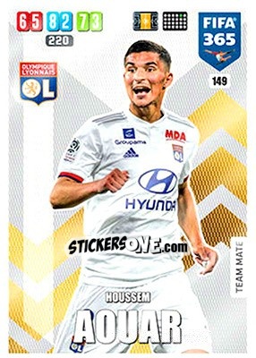 Sticker Houssem Aouar - FIFA 365: 2019-2020. Adrenalyn XL - Panini