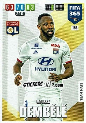 Sticker Moussa Dembélé - FIFA 365: 2019-2020. Adrenalyn XL - Panini