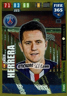 Sticker Ander Herrera - FIFA 365: 2019-2020. Adrenalyn XL - Panini