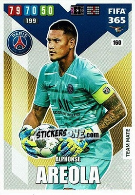 Sticker Alphonse Areola - FIFA 365: 2019-2020. Adrenalyn XL n. 160 - Panini
