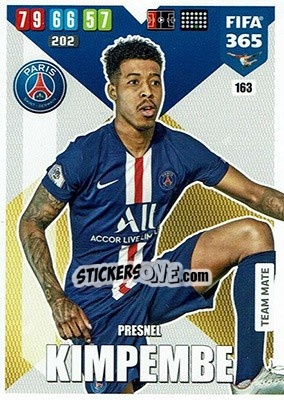 Sticker Presnel Kimpembe - FIFA 365: 2019-2020. Adrenalyn XL n. 163 - Panini