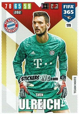 Sticker Sven Ulreich - FIFA 365: 2019-2020. Adrenalyn XL n. 179 - Panini
