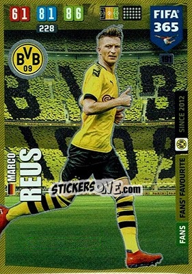 Sticker Marco Reus - FIFA 365: 2019-2020. Adrenalyn XL n. 191 - Panini