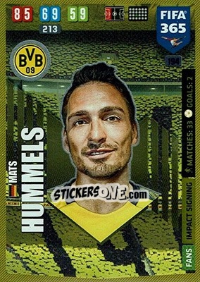 Sticker Mats Hummels - FIFA 365: 2019-2020. Adrenalyn XL - Panini