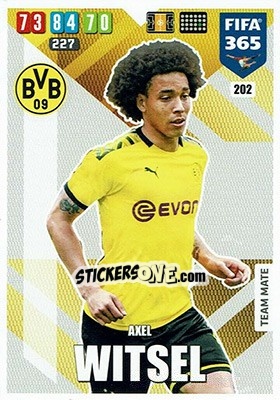 Sticker Axel Witsel - FIFA 365: 2019-2020. Adrenalyn XL n. 202 - Panini