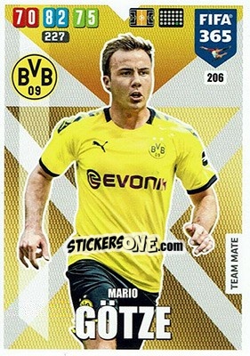 Sticker Mario Götze - FIFA 365: 2019-2020. Adrenalyn XL - Panini