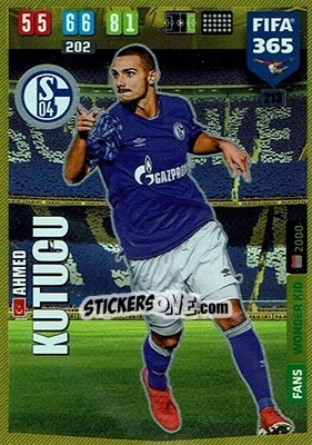 Sticker Ahmed Kutucu - FIFA 365: 2019-2020. Adrenalyn XL n. 213 - Panini
