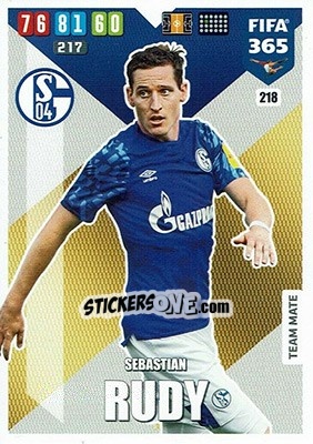 Sticker Sebastian Rudy - FIFA 365: 2019-2020. Adrenalyn XL n. 218 - Panini