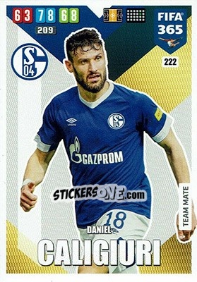 Sticker Daniel Caligiuri - FIFA 365: 2019-2020. Adrenalyn XL n. 222 - Panini