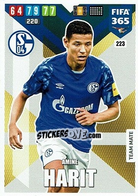 Sticker Amine Harit - FIFA 365: 2019-2020. Adrenalyn XL n. 223 - Panini