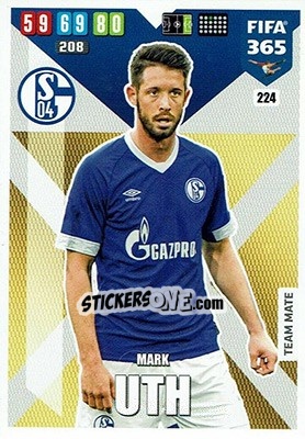 Figurina Mark Uth - FIFA 365: 2019-2020. Adrenalyn XL - Panini