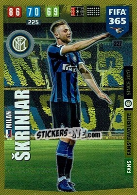 Sticker Milan Škriniar - FIFA 365: 2019-2020. Adrenalyn XL - Panini