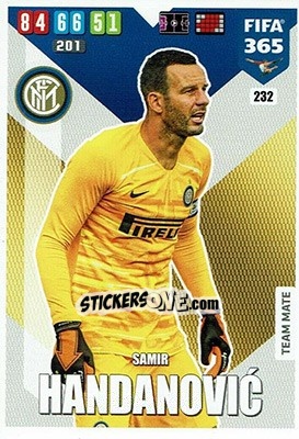 Sticker Samir Handanovic - FIFA 365: 2019-2020. Adrenalyn XL n. 232 - Panini