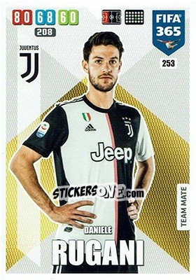 Sticker Daniele Rugani - FIFA 365: 2019-2020. Adrenalyn XL n. 253 - Panini