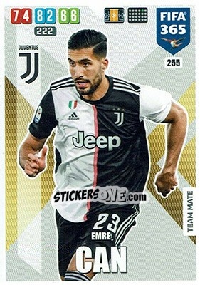 Sticker Emre Can - FIFA 365: 2019-2020. Adrenalyn XL n. 255 - Panini