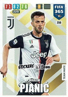 Sticker Miralem Pjanic - FIFA 365: 2019-2020. Adrenalyn XL n. 256 - Panini