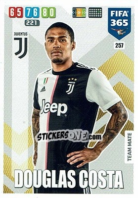 Sticker Douglas Costa - FIFA 365: 2019-2020. Adrenalyn XL n. 257 - Panini