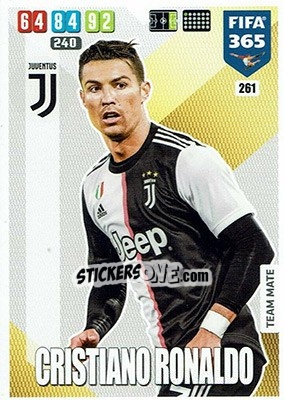 Sticker Cristiano Ronaldo - FIFA 365: 2019-2020. Adrenalyn XL - Panini