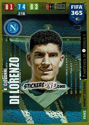 Sticker Giovanni Di Lorenzo - FIFA 365: 2019-2020. Adrenalyn XL - Panini