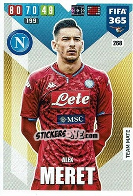 Sticker Alex Meret - FIFA 365: 2019-2020. Adrenalyn XL n. 268 - Panini