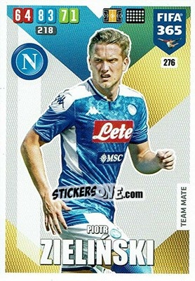Sticker Piotr Zieliński - FIFA 365: 2019-2020. Adrenalyn XL n. 276 - Panini