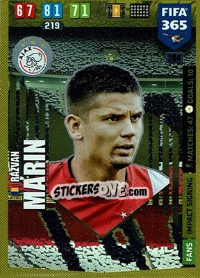 Sticker Razvan Marin - FIFA 365: 2019-2020. Adrenalyn XL n. 284 - Panini