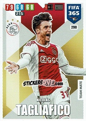 Sticker Nicolas Tagliafico - FIFA 365: 2019-2020. Adrenalyn XL n. 290 - Panini