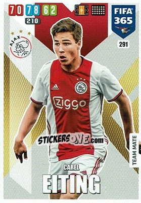 Figurina Carel Eiting - FIFA 365: 2019-2020. Adrenalyn XL n. 291 - Panini