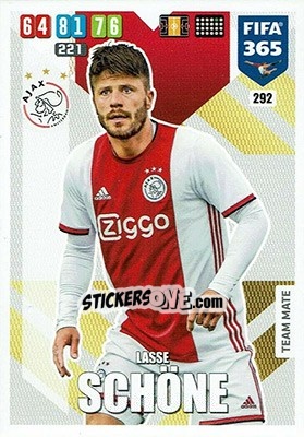Sticker Lasse Schöne - FIFA 365: 2019-2020. Adrenalyn XL n. 292 - Panini