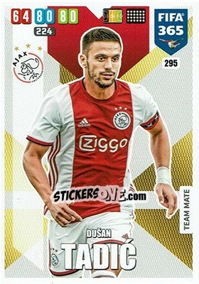 Sticker Dusan Tadic - FIFA 365: 2019-2020. Adrenalyn XL n. 295 - Panini