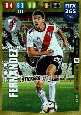 Sticker Ignacio Fernandez - FIFA 365: 2019-2020. Adrenalyn XL n. 300 - Panini