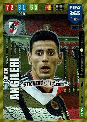 Sticker Fabrizio Angileri - FIFA 365: 2019-2020. Adrenalyn XL n. 302 - Panini