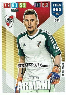Sticker Franco Armani - FIFA 365: 2019-2020. Adrenalyn XL n. 304 - Panini