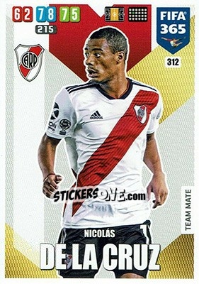 Sticker Nicolas De La Cruz - FIFA 365: 2019-2020. Adrenalyn XL - Panini