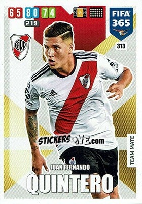 Cromo Juan Fernando Quintero - FIFA 365: 2019-2020. Adrenalyn XL - Panini