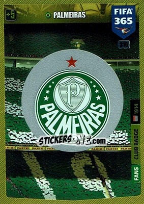 Sticker Club Badge - FIFA 365: 2019-2020. Adrenalyn XL n. 316 - Panini