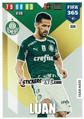 Sticker Luan - FIFA 365: 2019-2020. Adrenalyn XL n. 324 - Panini