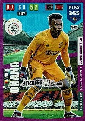 Figurina André Onana - FIFA 365: 2019-2020. Adrenalyn XL - Panini