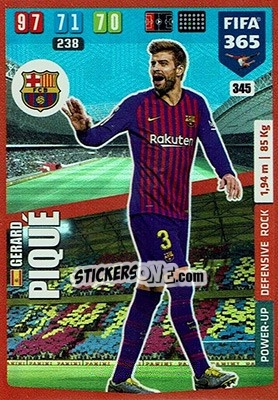 Sticker Gerard Piqué - FIFA 365: 2019-2020. Adrenalyn XL n. 345 - Panini