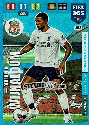 Sticker Georginio Wijnaldum - FIFA 365: 2019-2020. Adrenalyn XL n. 353 - Panini