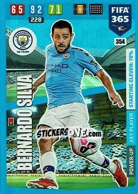 Sticker Bernardo Silva - FIFA 365: 2019-2020. Adrenalyn XL n. 354 - Panini