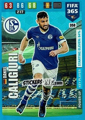 Sticker Daniel Caligiuri - FIFA 365: 2019-2020. Adrenalyn XL n. 358 - Panini