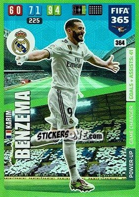 Sticker Karim Benzema - FIFA 365: 2019-2020. Adrenalyn XL - Panini