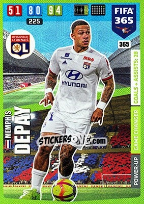 Sticker Memphis Depay - FIFA 365: 2019-2020. Adrenalyn XL n. 365 - Panini